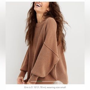 oversized aerie sweater. NWT size medium.